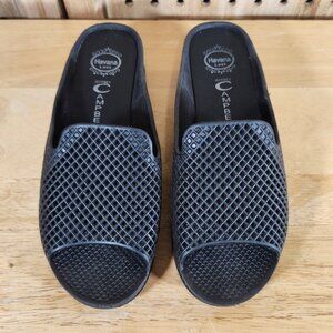 Jeffrey Campbell Women's Sandals US Size 7 Black Rubber Slip On Sandals Summer